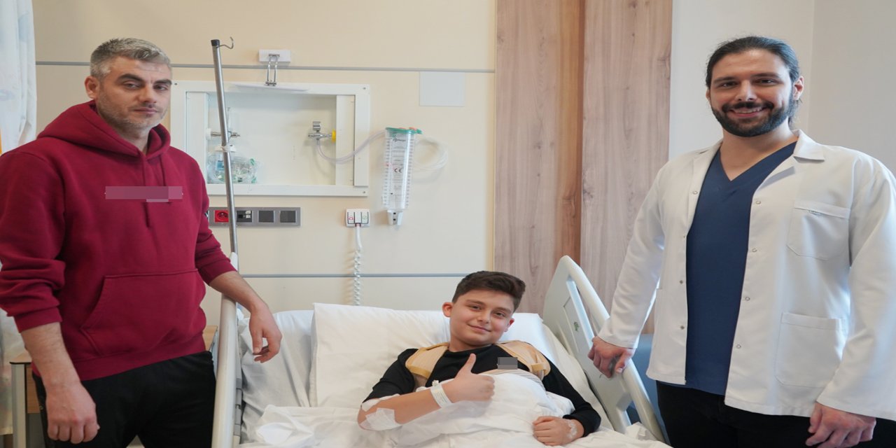 Felç riskiyle yüzleşti, geleceği kurtarıldı