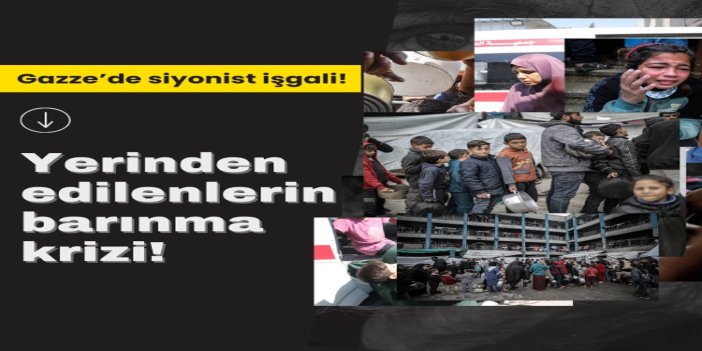 BM: Gazze'de yerinden edilenlerin barınma krizi en büyük sorun