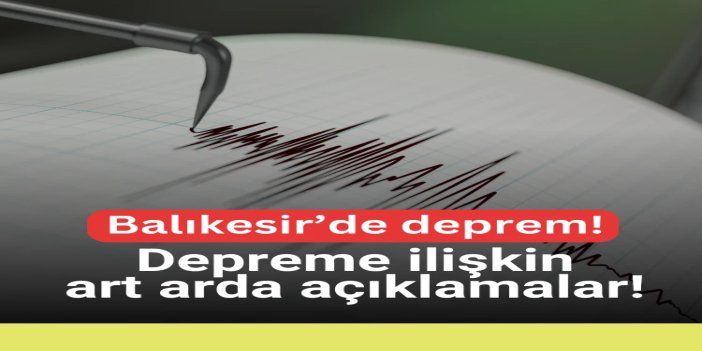 İletişim Başkanı Duran'dan Balıkesir'deki depreme ilişkin açıklama