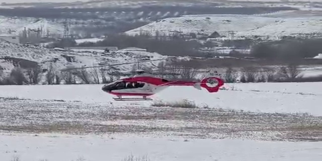 Rahatsızlanan avcı ambulans helikopter ile kaldırıldığı hastanede hayatını kaybetti