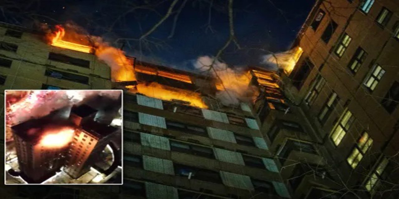 ABD'de bir apartmanda yangın. 1 ölü, 14 yaralı
