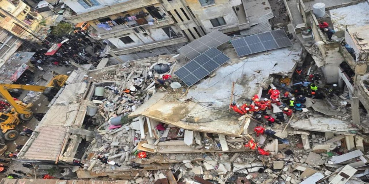 Lübnan’da 5 katlı bina çöktü: 2 kişi kurtarıldı, 3 kayıp