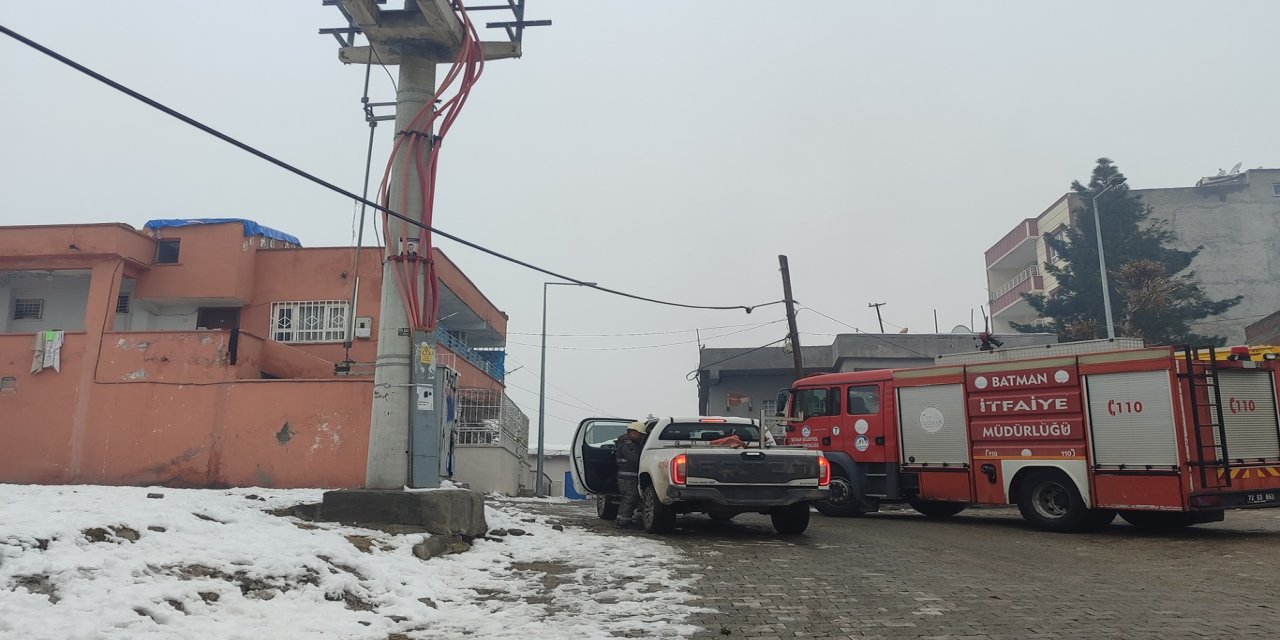Batman’da trafoda patlama: Mahalle elektriksiz kaldı