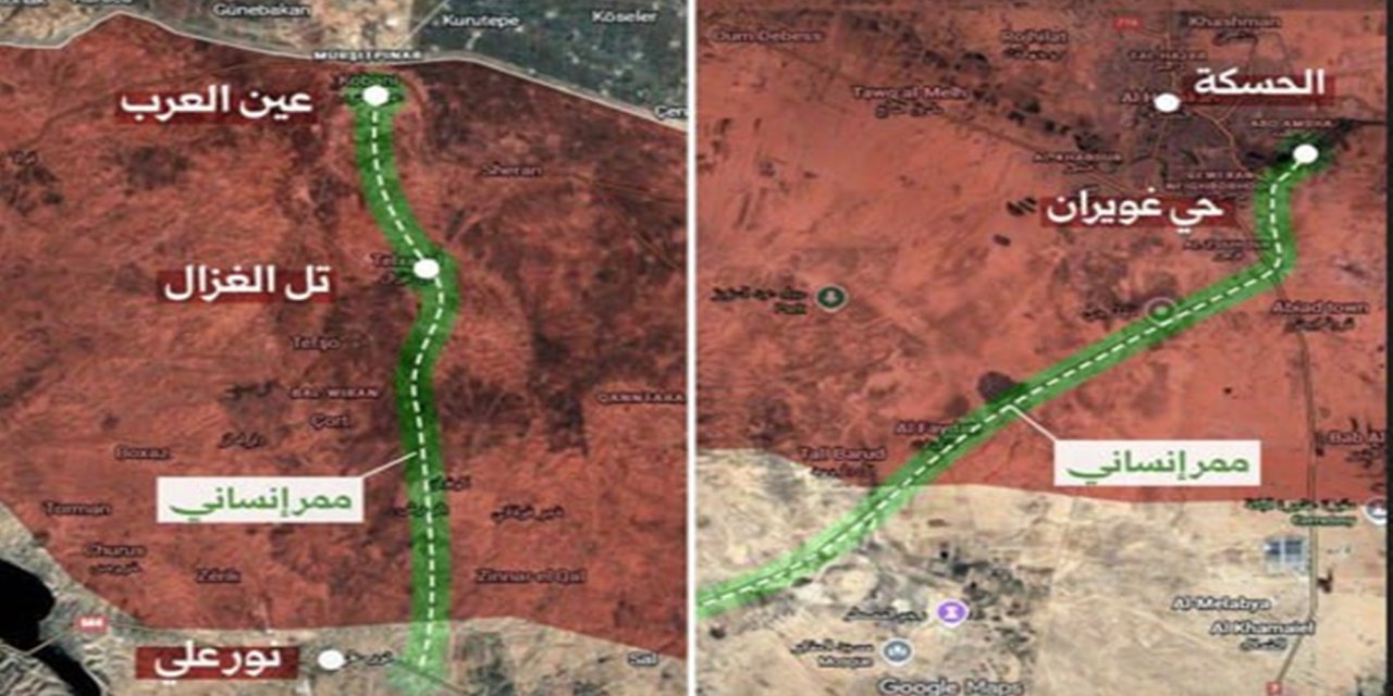 Suriye'de iki insani koridor oluşturuldu