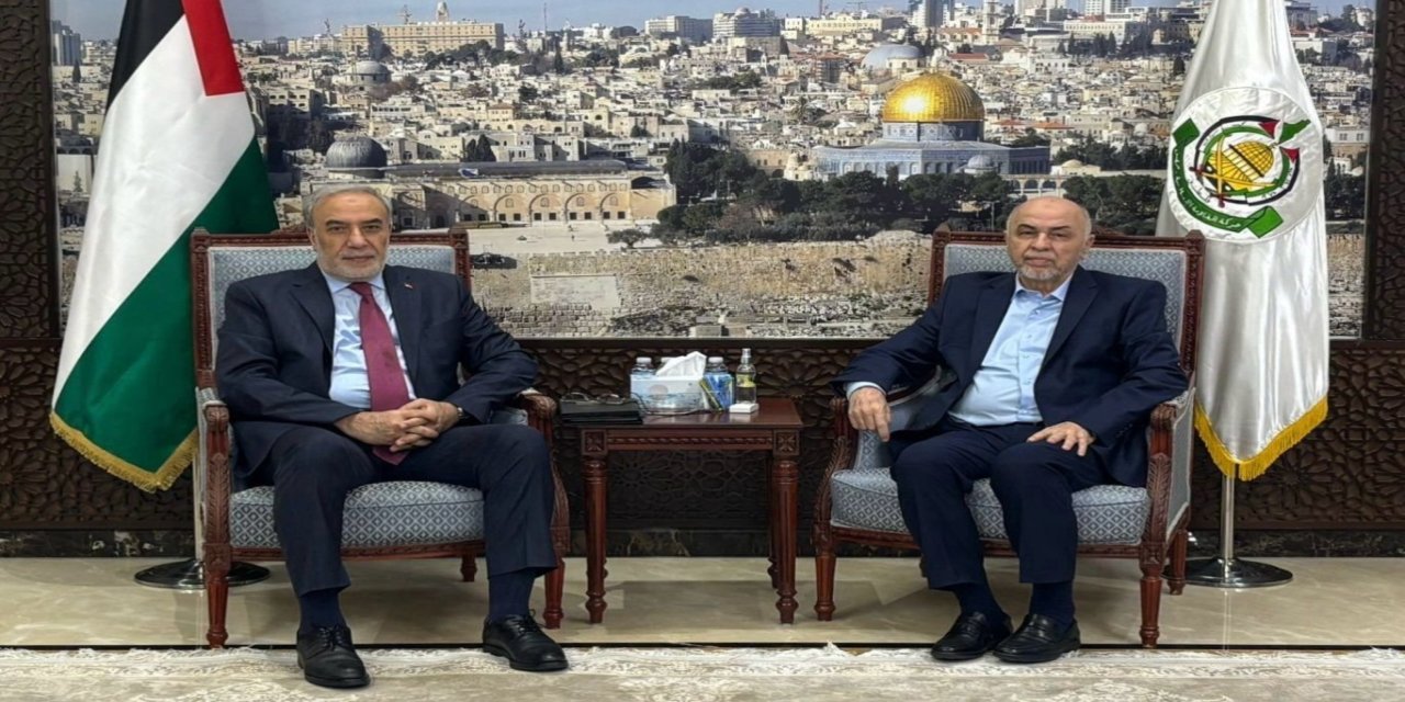 Bakan Yardımcısı Kulaklıkaya HAMAS Şura Meclisi Başkanı Derviş ile görüştü