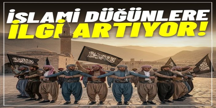İslami düğünlere ilgi artıyor: "Helal dairesi geniştir"