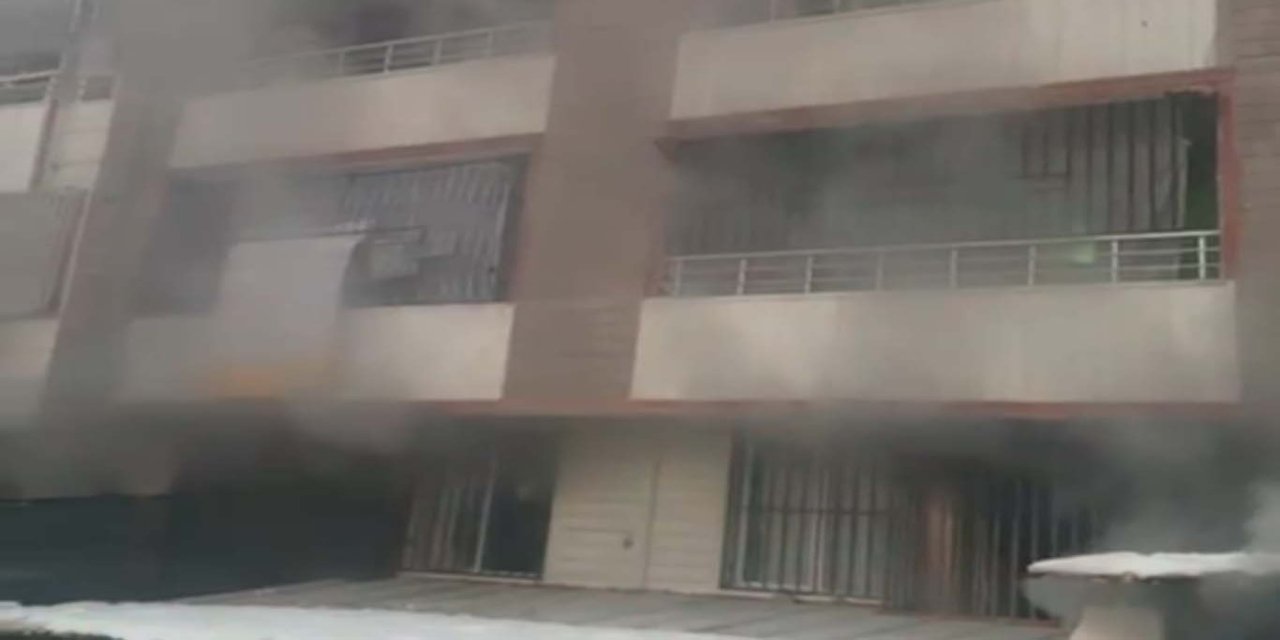 Şanlıurfa’da apartman yangını: Maddi hasar oluştu