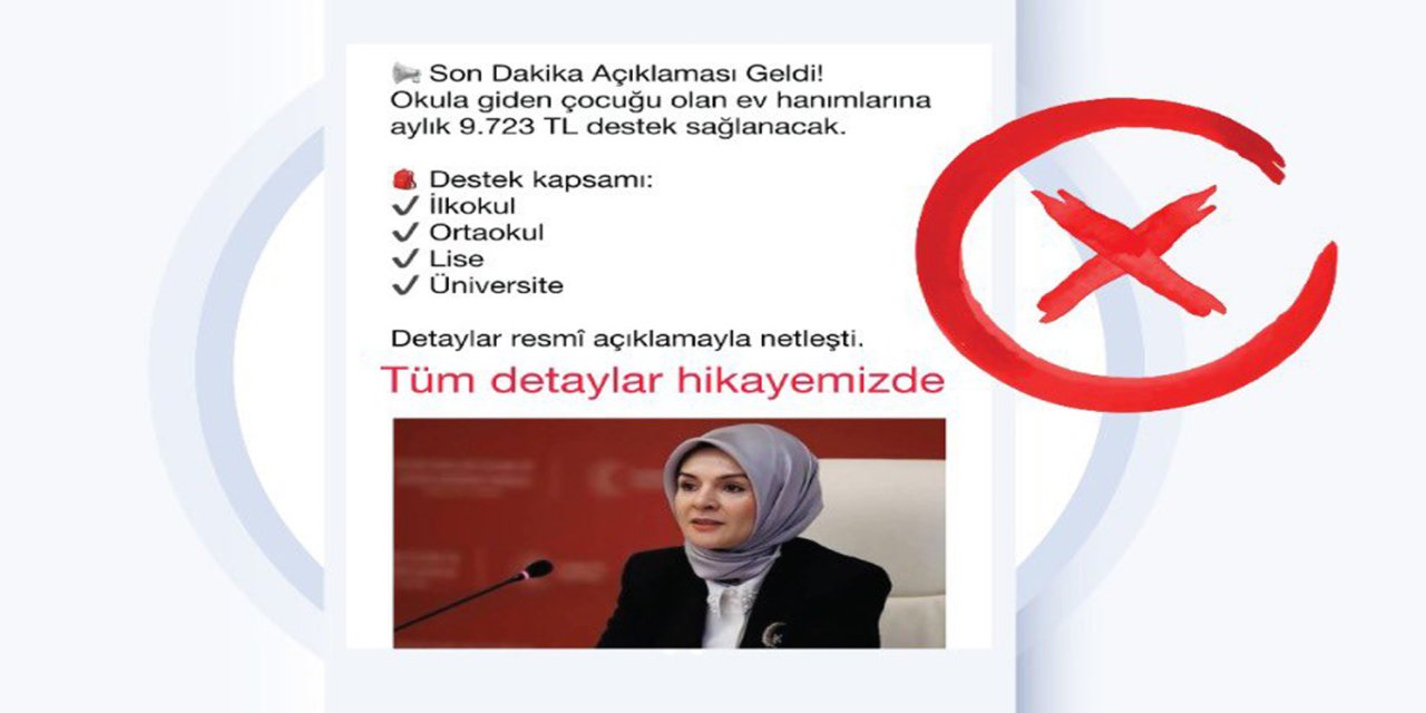 "Okula giden çocuğu olan ev hanımlarına destek" iddialarına yalanlama