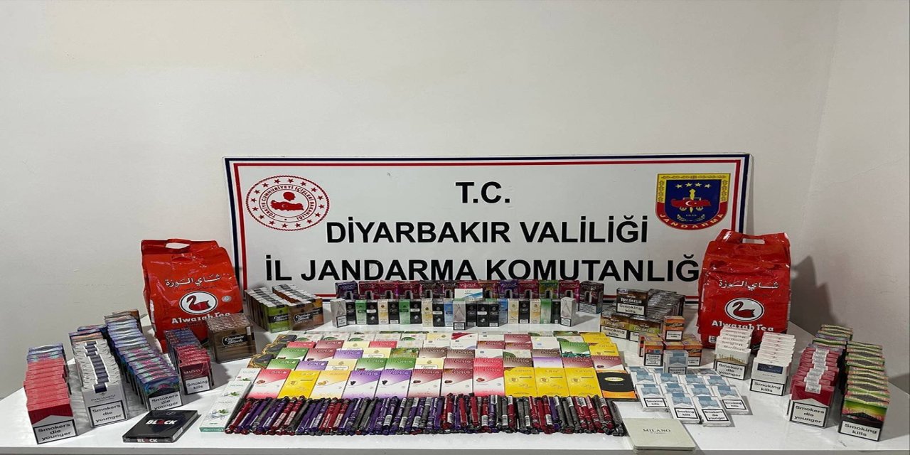 Diyarbakır’da kaçakçılık operasyonu