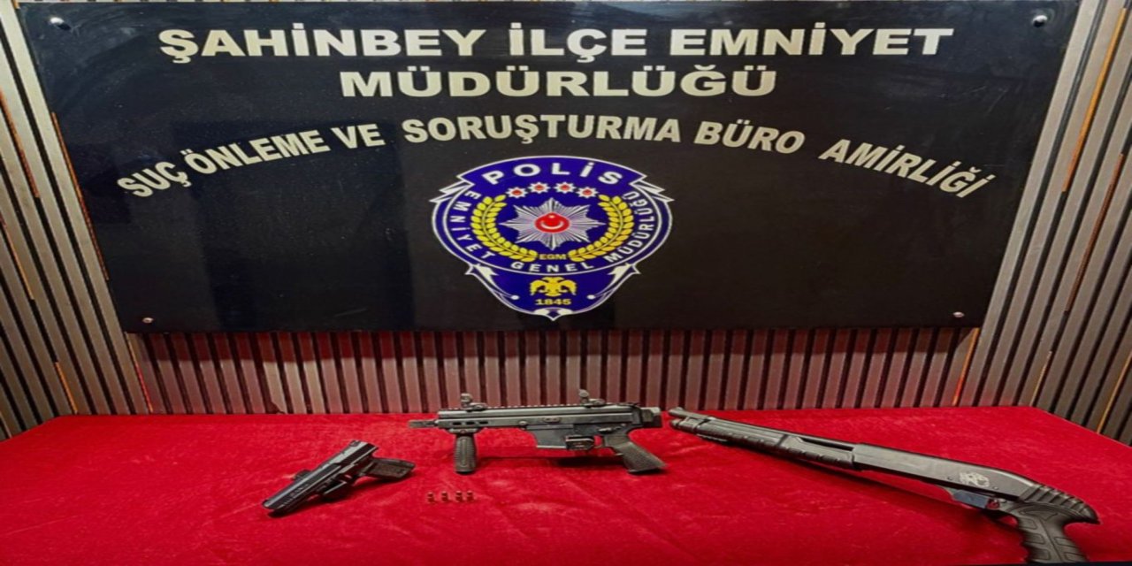 Gaziantep’te silah ve mühimmat ele geçirildi