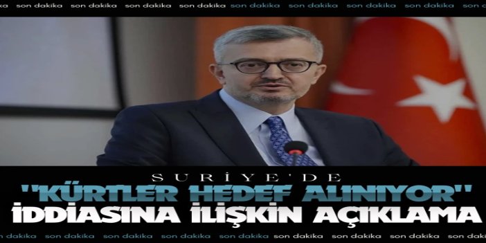 Duran: Türkiye’nin mücadelesi etnik kimliklerle değil terörledir