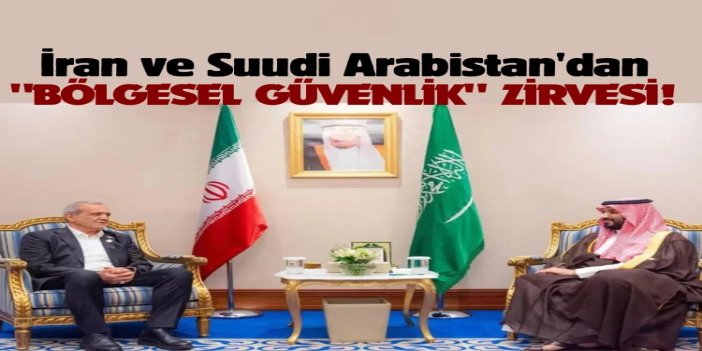 Mesud Pezeşkiyan ile Veliaht Prens Selman görüştü