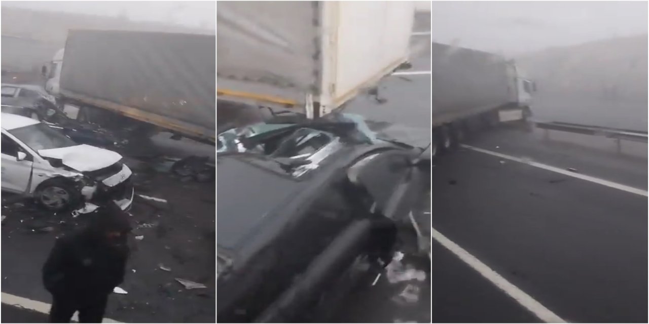 Gaziantep'te zincirleme kaza: 2 ölü, çok sayıda yaralı