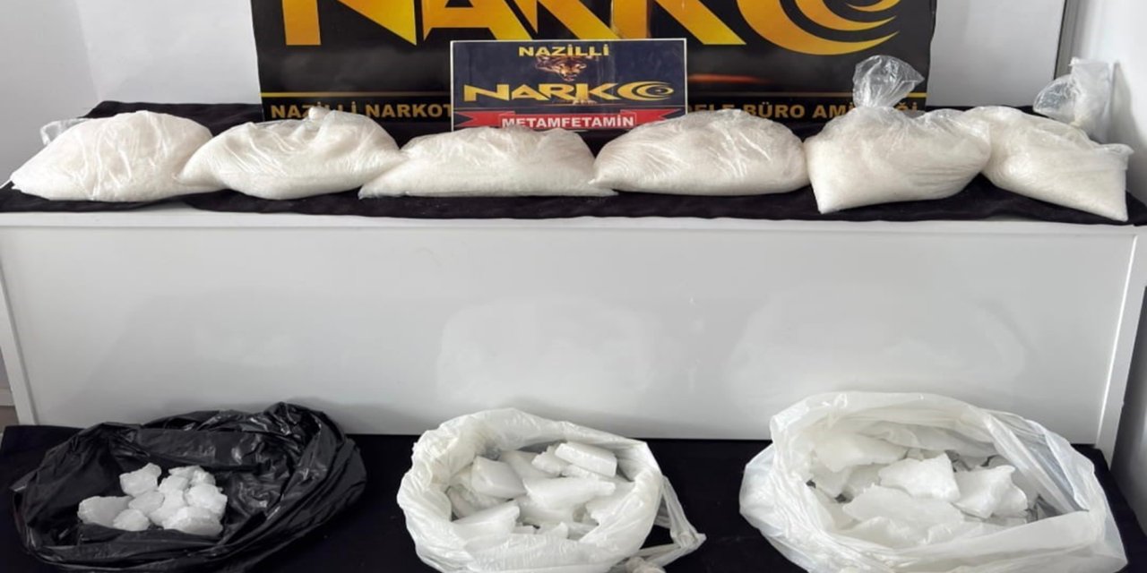 Aydın'da 9 kilogram metamfetamin ele geçirildi: 1 tutuklama