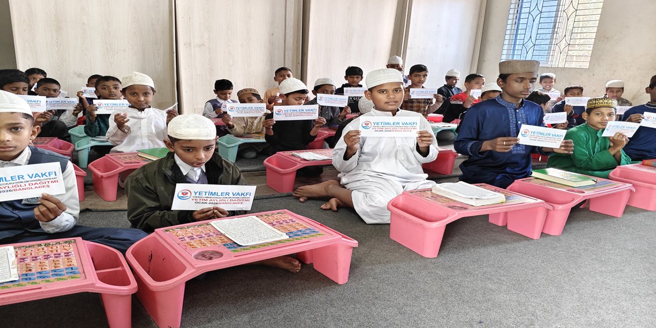 Yetimler Vakfı, Bangladeş'te ocak ayı yetim aylıklarını dağıttı