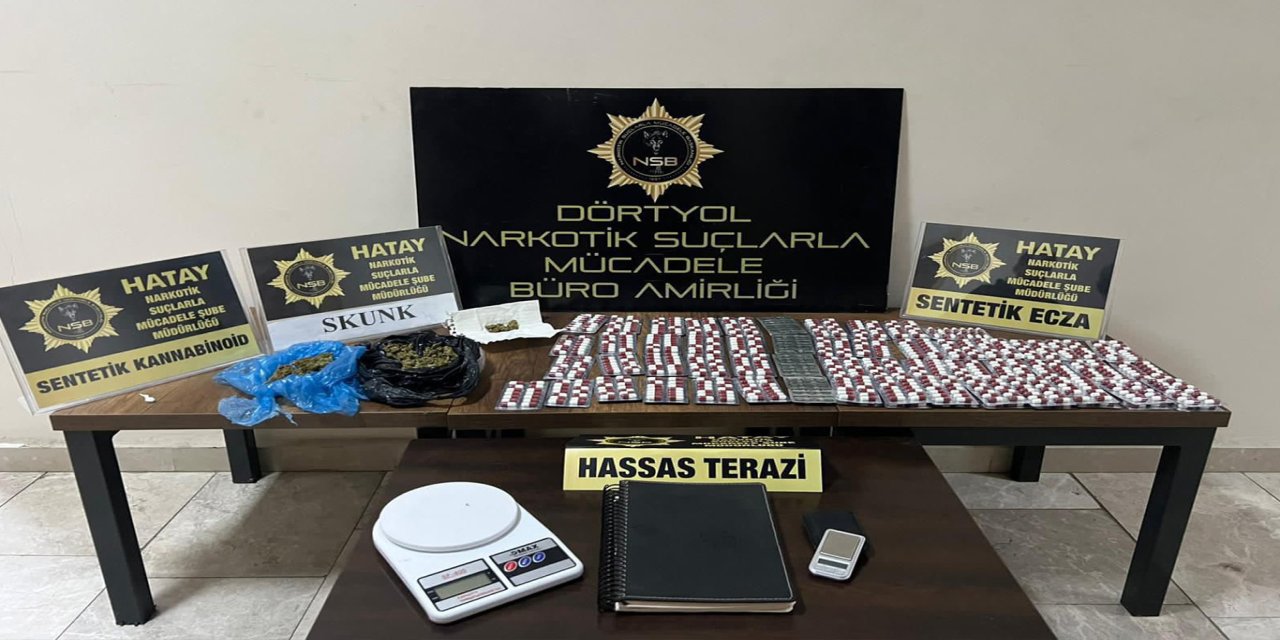 Hatay’da uyuşturucuyla mücadelede 93 tutuklama