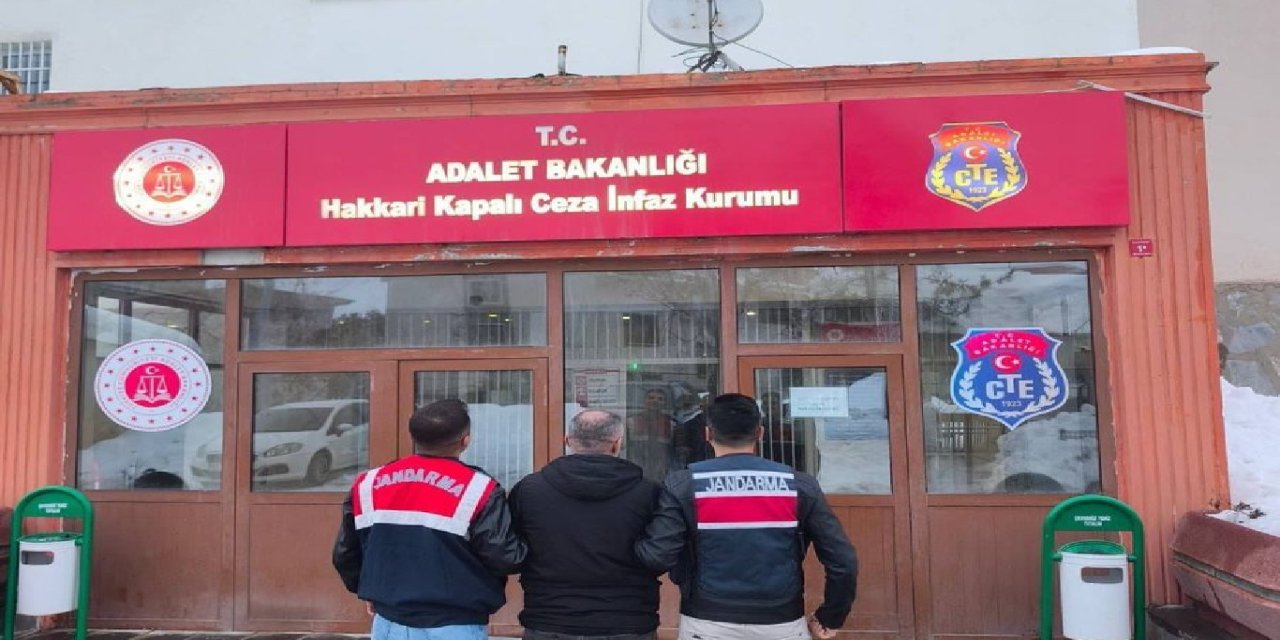 Hakkari’de 13 yıl kesinleşmiş hapis cezası bulunan hükümlü yakalandı