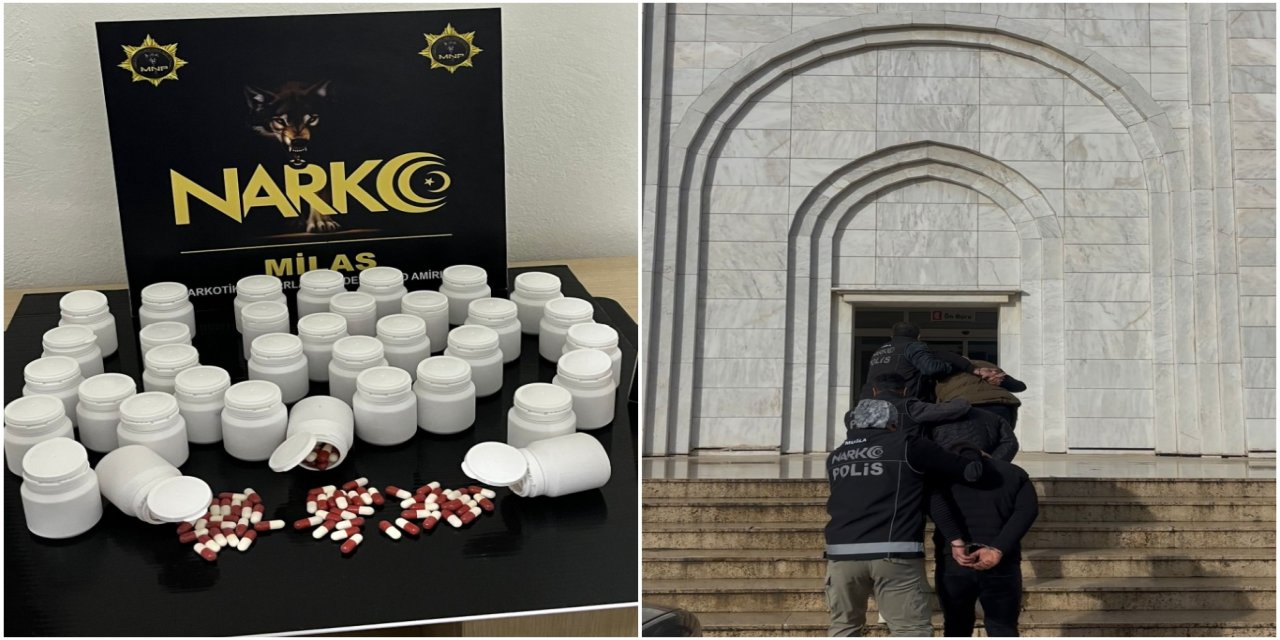Muğla’da 1814 sentetik ecza hap ele geçirildi: 3 tutuklama