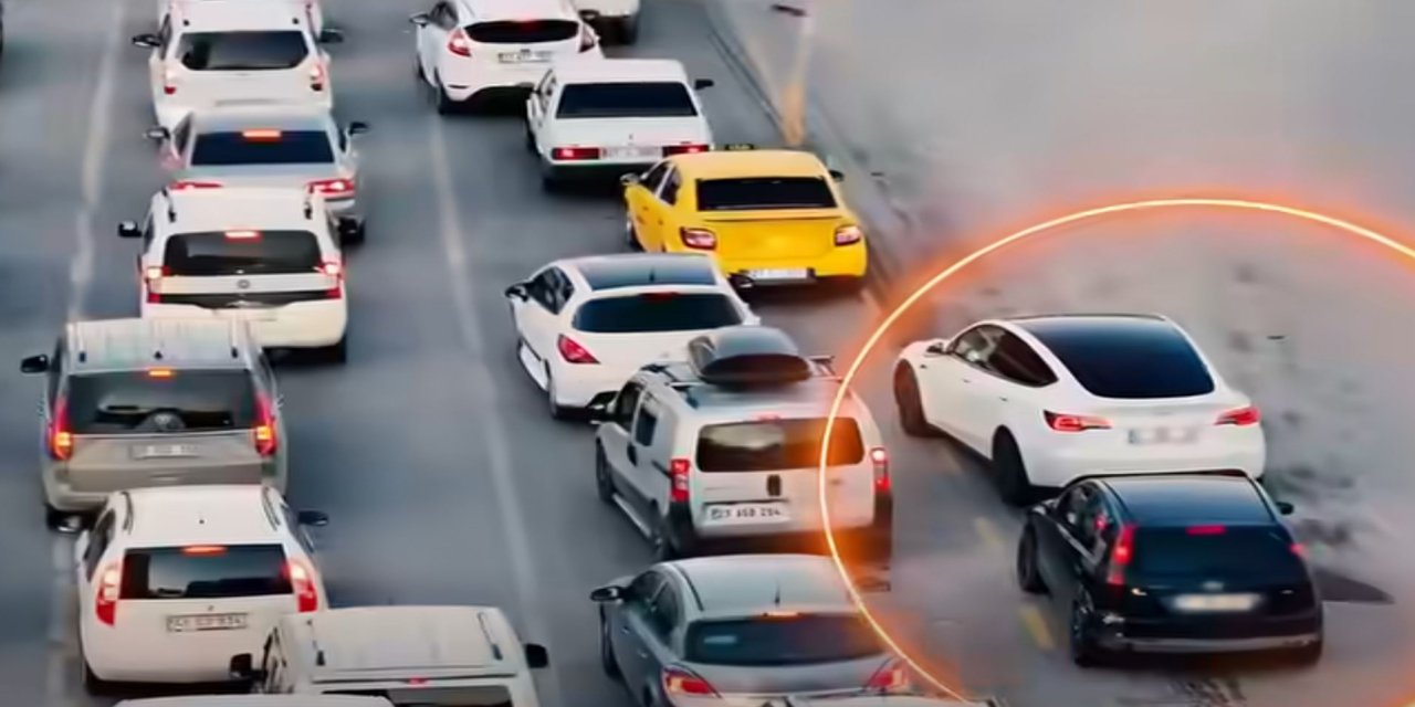 Gaziantep’te hatalı şerit değiştiren 775 sürücüye ceza