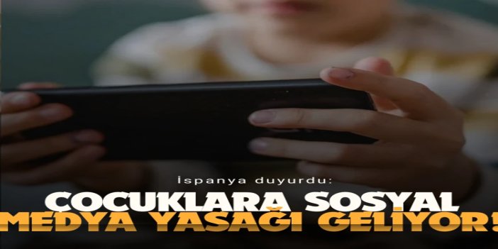 İspanya'dan sanal medyada 16 yaş yasağı geliyor