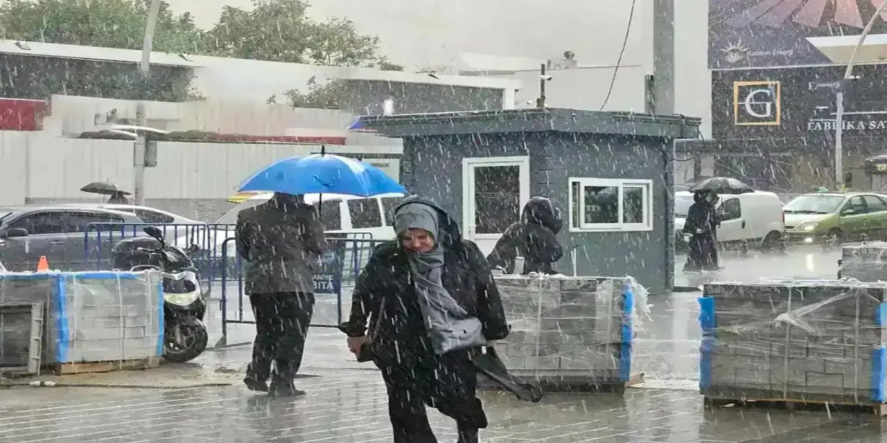 Meteoroloji'den kuvvetli yağış ve fırtına uyarısı