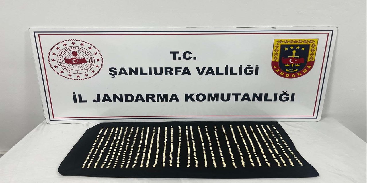 Şanlıurfa’da 1007 adet sentetik ecza hap ele geçirildi