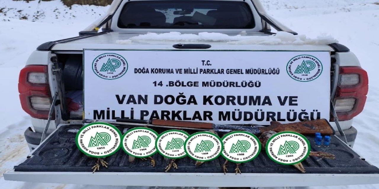 Van’da yasadışı avcılığa 43 bin lira ceza kesildi