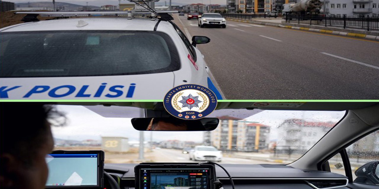 Isparta’da şehir içi radar denetimleri sürüyor
