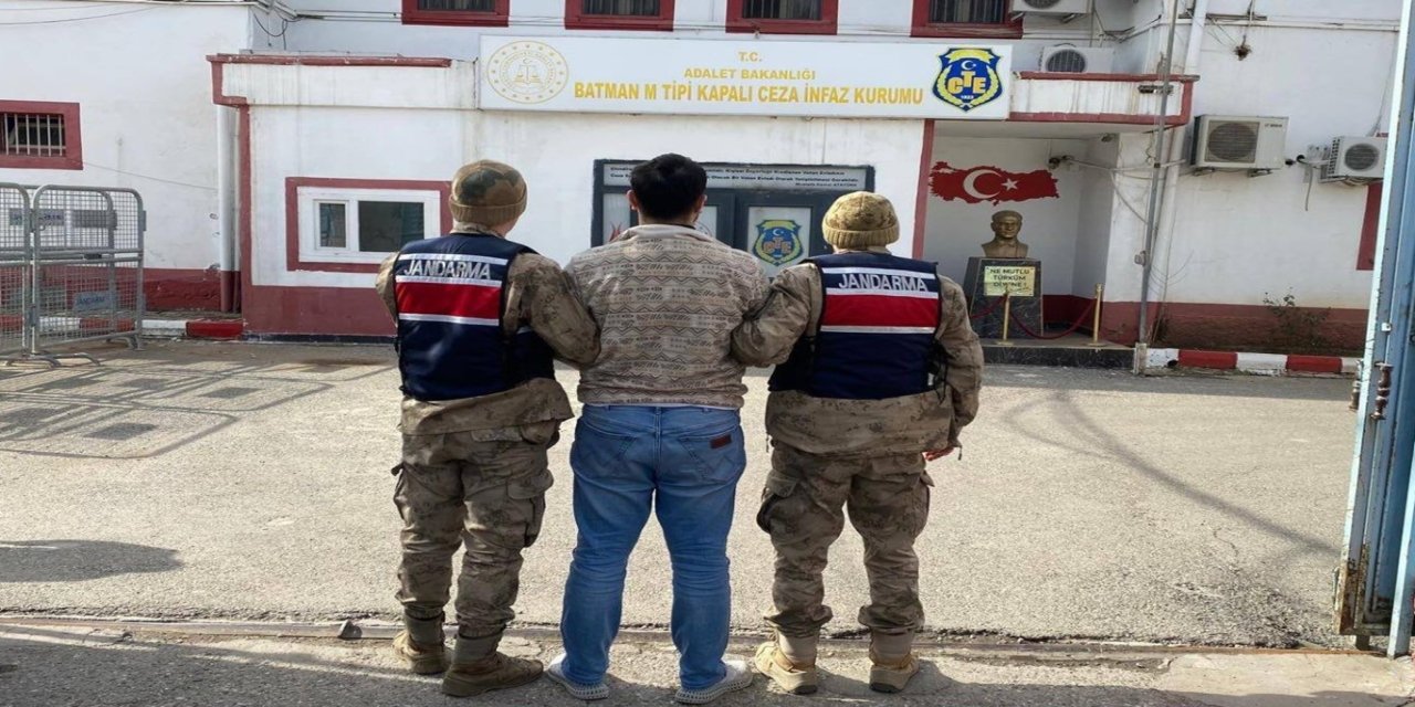 Batman'da hakkında 15 yıl 1 ay hapis cezası bulunan şahıs yakalandı