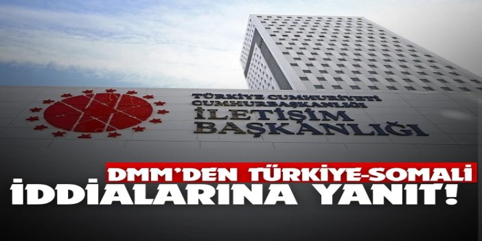 DMM’den Türkiye-Somali ilişkilerini hedef alan iddialara yalanlama