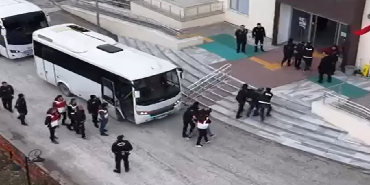 Konya’da organize suç örgütüne oeprasyon: 25 şüpheli tutuklandı