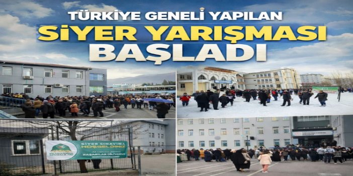 Siyer Yarışması bugün Türkiye genelinde düzenlenecek