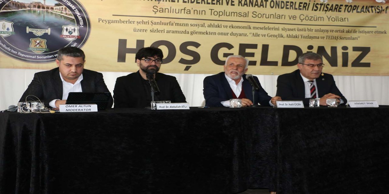 Şanlıurfa’da toplumsal sorunlar düzenlenen panelde ele alındı