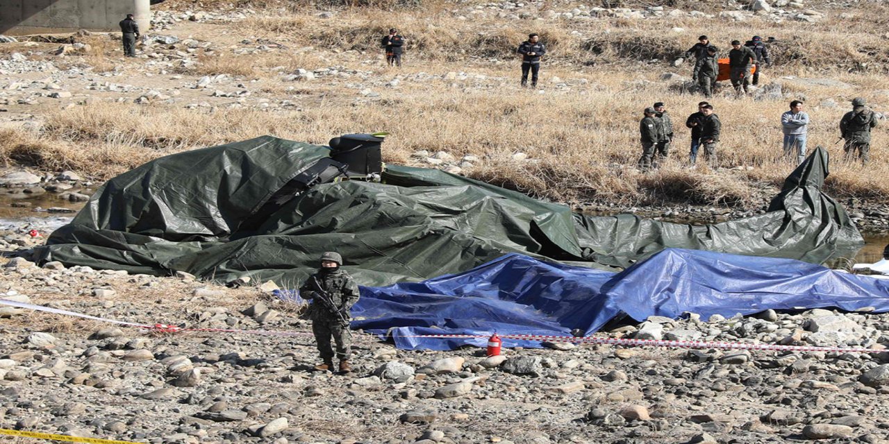 Güney Kore'de askeri helikopter düştü! 2 ölü