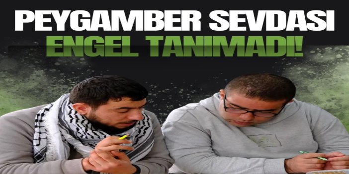 Van’da engelli gencin Siyer Yarışması’na katılması takdir topladı