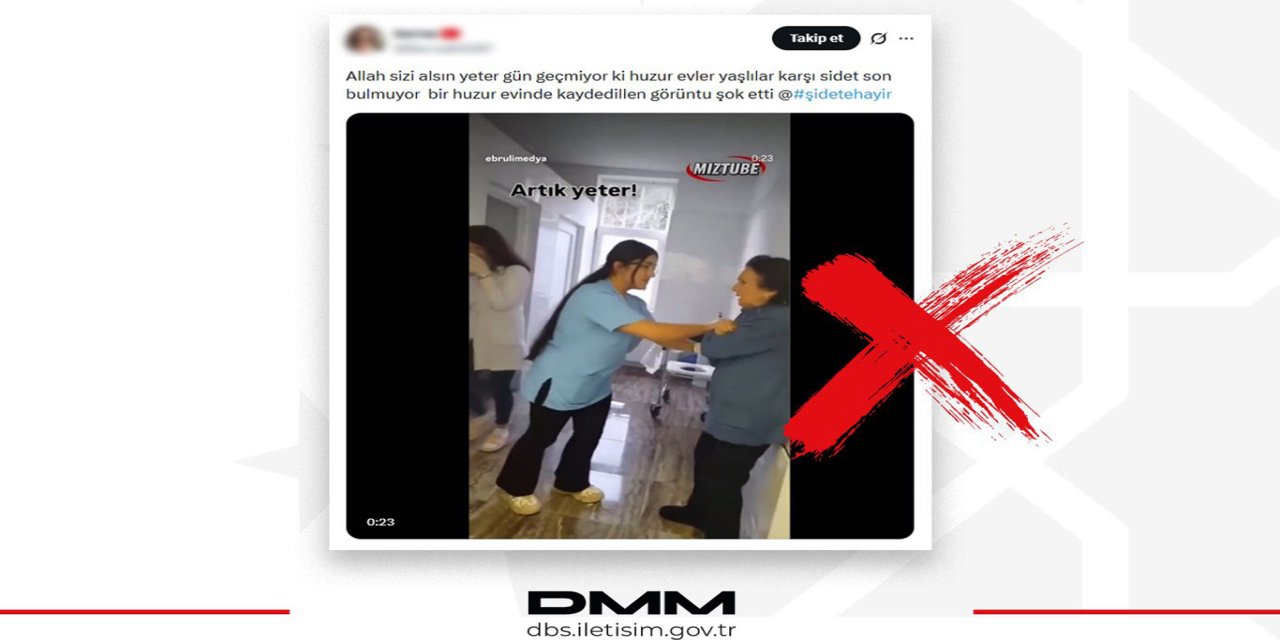 Huzurevinde şiddet iddiası dezenformasyon çıktı