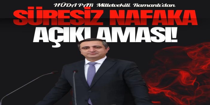 Milletvekili Ramanlı: Süresiz nafaka zulmüne son verilmelidir