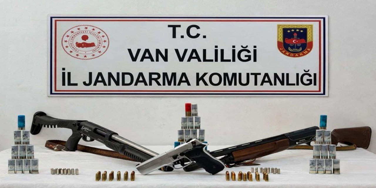 Van’da ruhsatsız silah operasyonu: 1 gözaltı