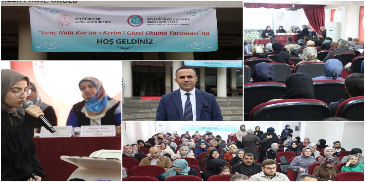 Diyarbakır'da "Genç Nida Kur'an-ı Kerim'i Güzel Okuma Yarışması" il finalleri devam ediyor