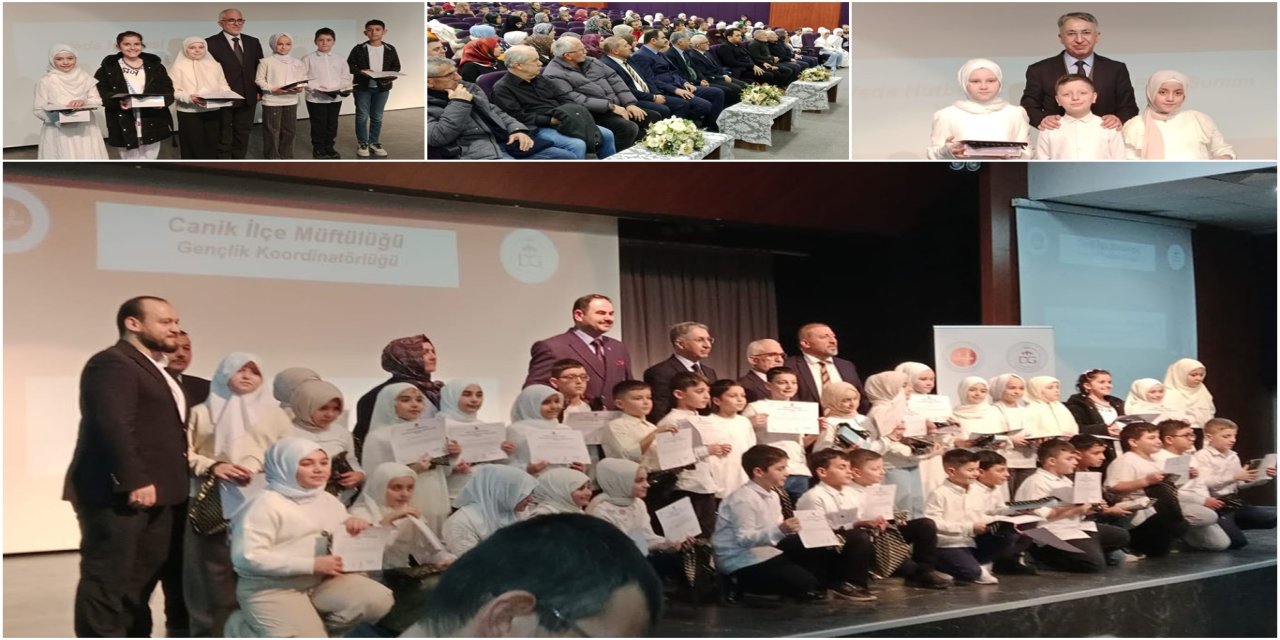 Samsun'da "Veda Hutbesi'nden Günümüze Mesajlar" yarışmasının ödül töreni düzenlendi