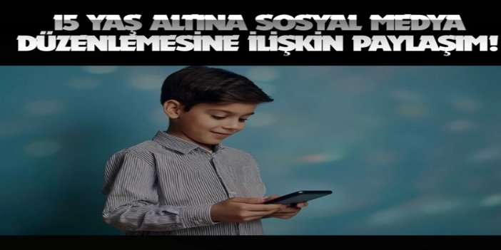 Bakan Göktaş: 15 yaş altına sosyal medya düzenlemesi elzem