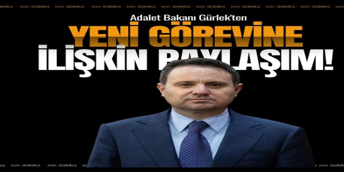 Adalet Bakanı Gürlek'ten "yemin" paylaşımı