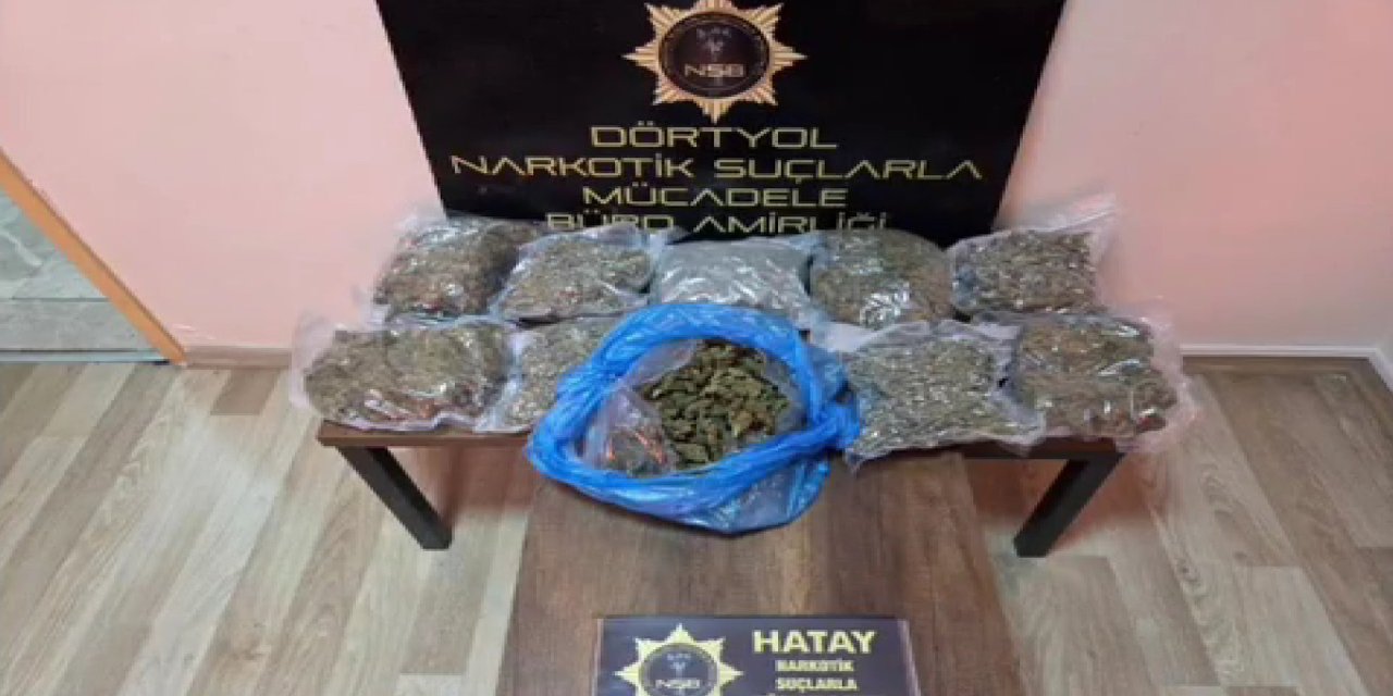 Hatay’da 5 kilo 450 gram skunk ele geçirildi