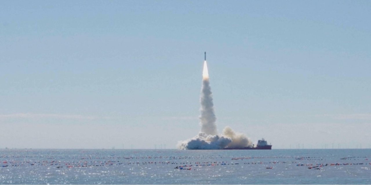 Çin, denizden 7 uydu fırlattı