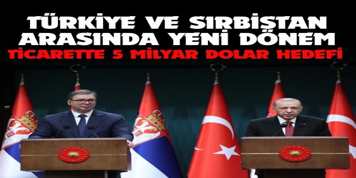 Türkiye ile Sırbistan arasında ortak bildiri