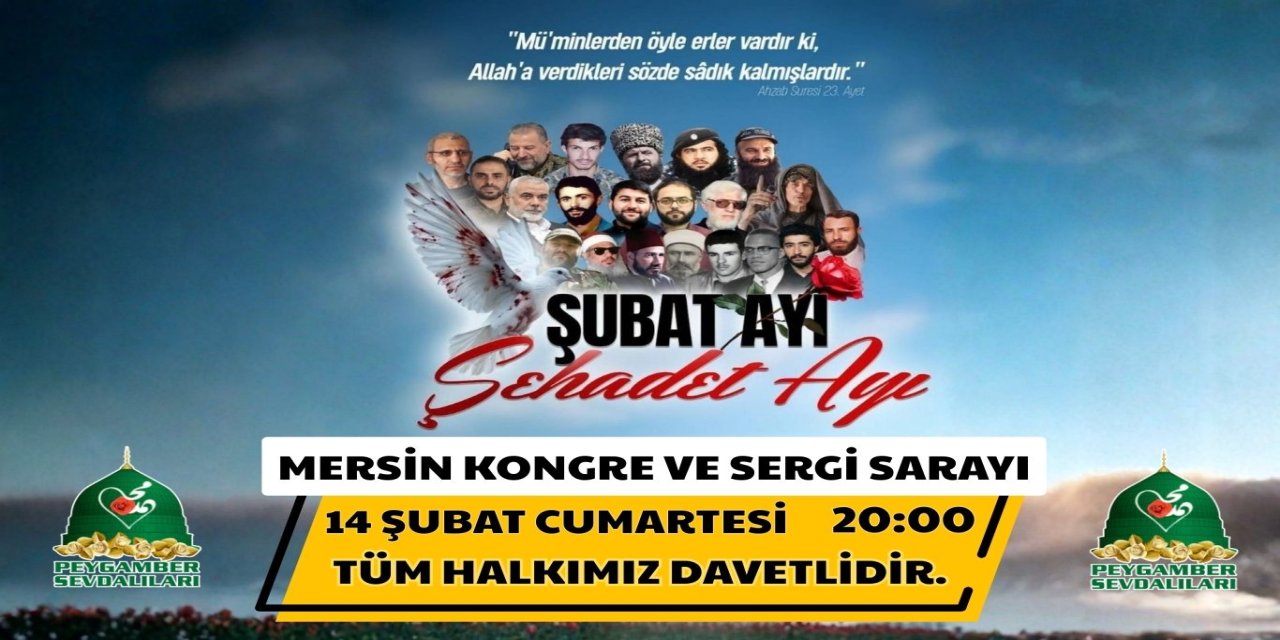 Mersin’de “Şehitleri Anma Gecesi” düzenlenecek