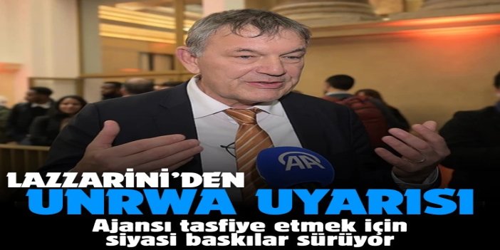 UNRWA siyonist baskıya dikkat çekti: Ajansın ortadan kaldırılması için siyasi baskılarını sürdürüyorlar