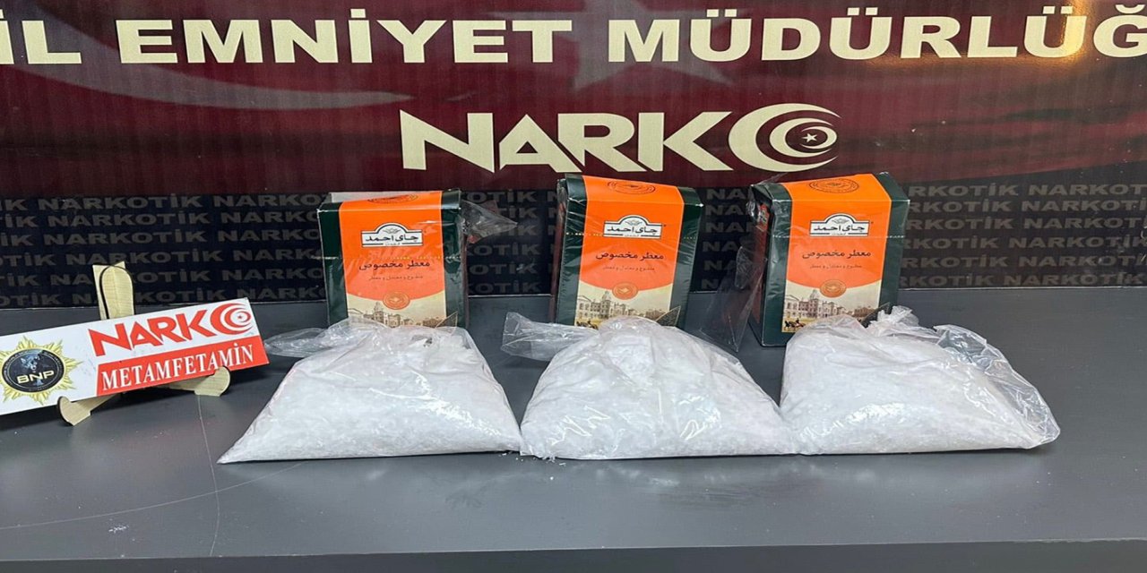 Batman otogarında 3 kilo metamfetamin ele geçirildi