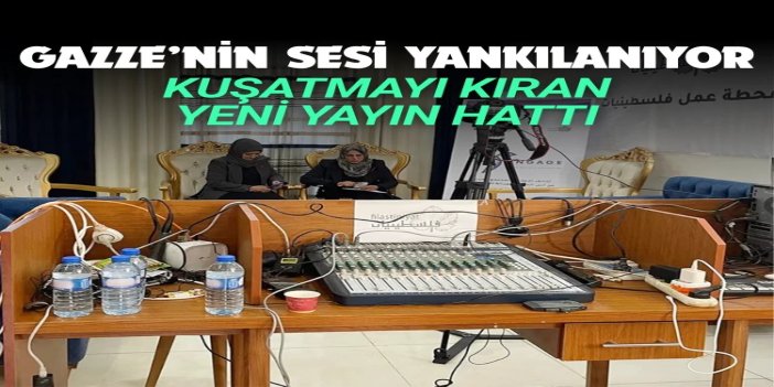 "Gazze Burada" radyosu yayında: Sessizliği delen mikrofon