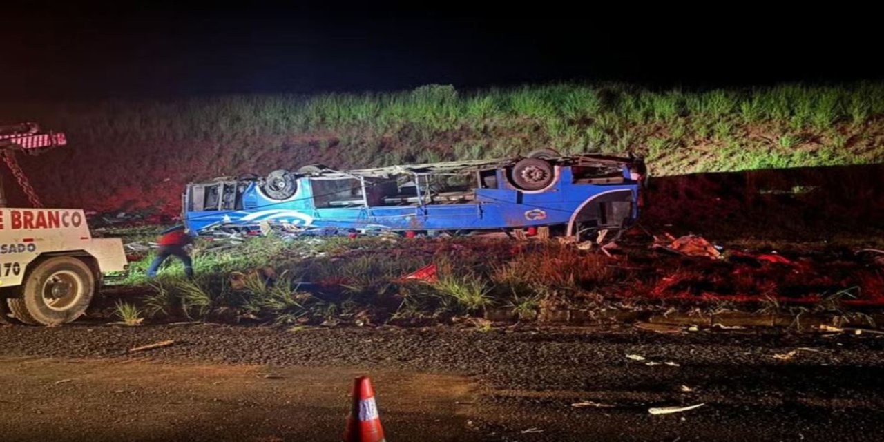 Brezilya'da tarım işçilerini taşıyan otobüs devrildi: 6 ölü, 46 yaralı